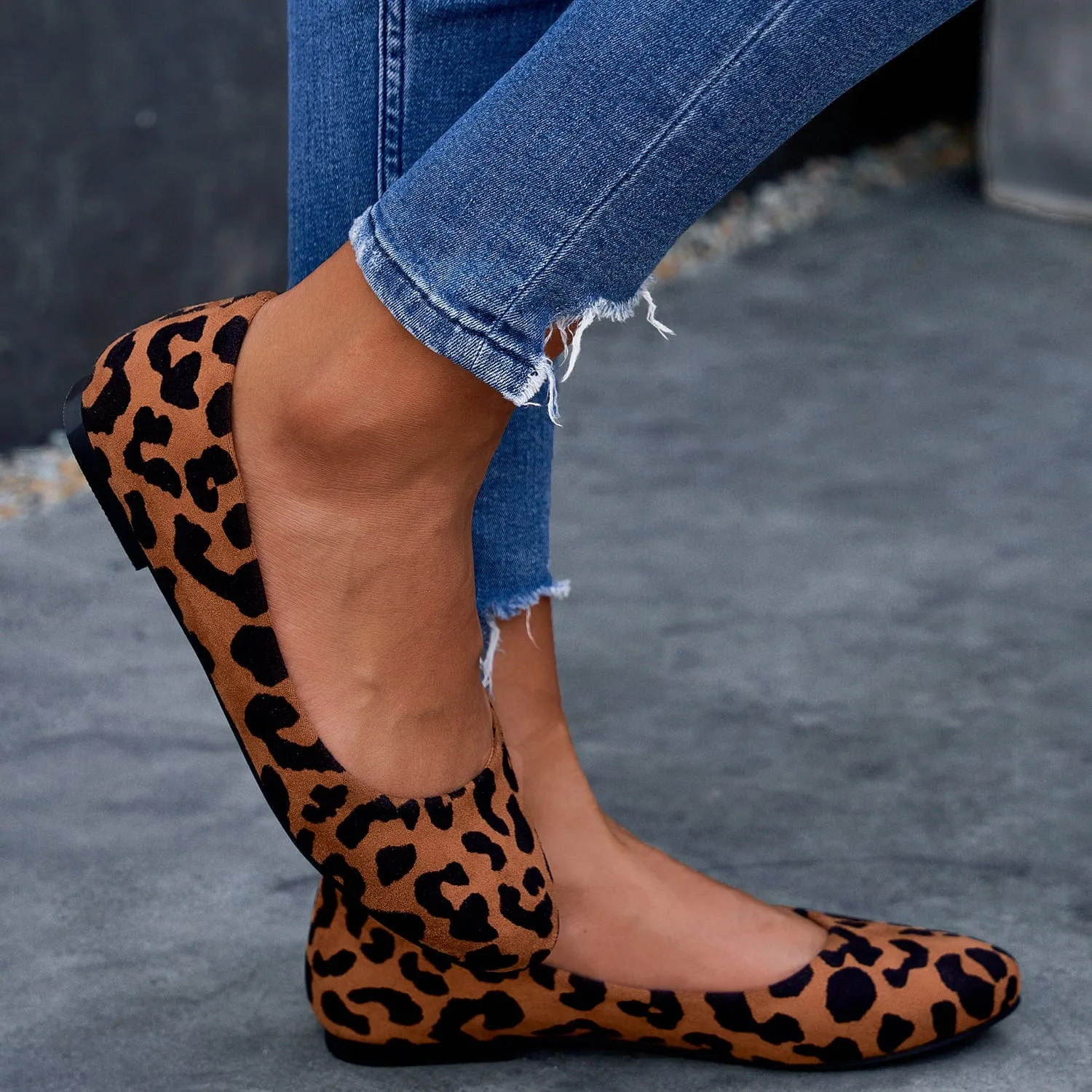 Leopard Print Ballet Flat