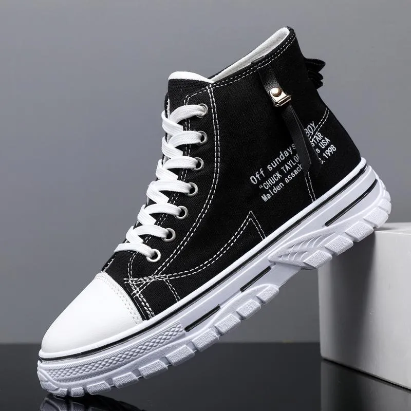 🔥Limited Time Offer 49% OFF🔥Men's High Top Street Personality Sports Breathable Canvas Shoes