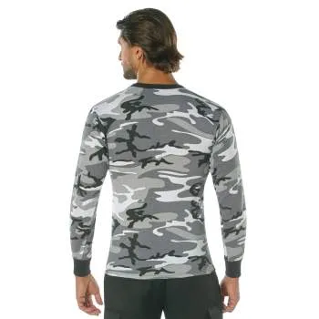 Long Sleeve Colored Camo T-Shirt