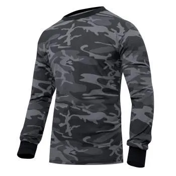 Long Sleeve Colored Camo T-Shirt