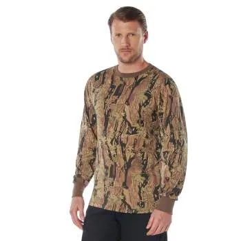 Long Sleeve Colored Camo T-Shirt