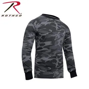 Long Sleeve Colored Camo T-Shirt