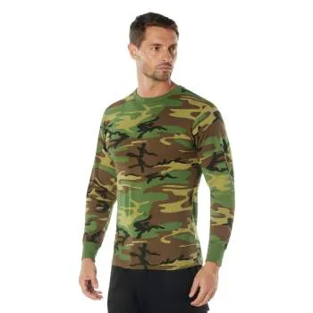 Long Sleeve Colored Camo T-Shirt