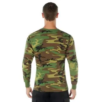 Long Sleeve Colored Camo T-Shirt