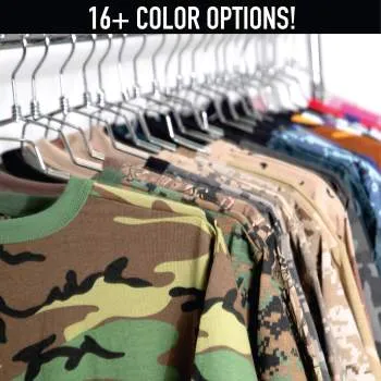 Long Sleeve Colored Camo T-Shirt