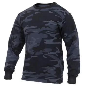 Long Sleeve Colored Camo T-Shirt