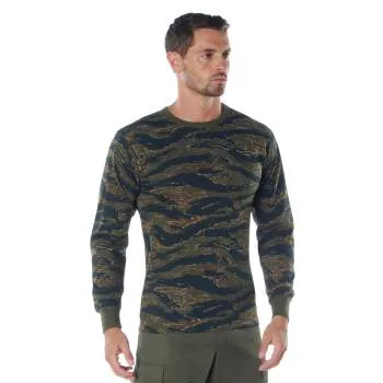 Long Sleeve Colored Camo T-Shirt