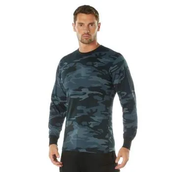 Long Sleeve Colored Camo T-Shirt