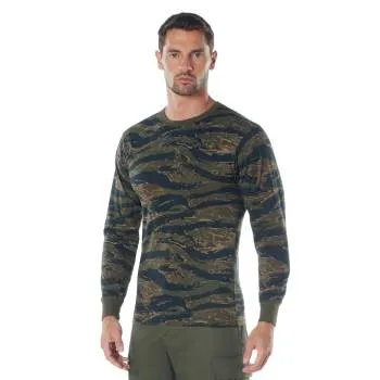 Long Sleeve Colored Camo T-Shirt