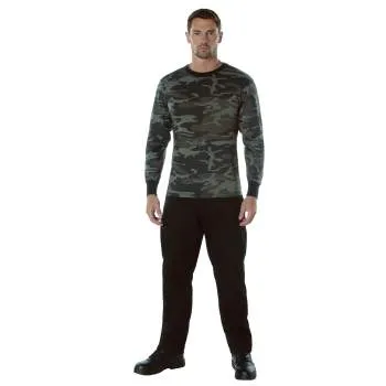 Long Sleeve Colored Camo T-Shirt