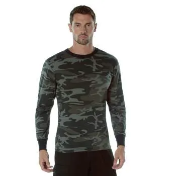 Long Sleeve Colored Camo T-Shirt