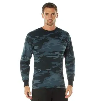 Long Sleeve Colored Camo T-Shirt