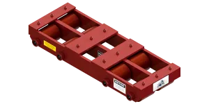 Long Straight Line Skate HSD-50-P | 20 Ton Capacity - Polyurethane Rollers