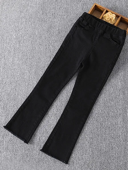 Looking Fabulous Bootcut Frayed Jeans