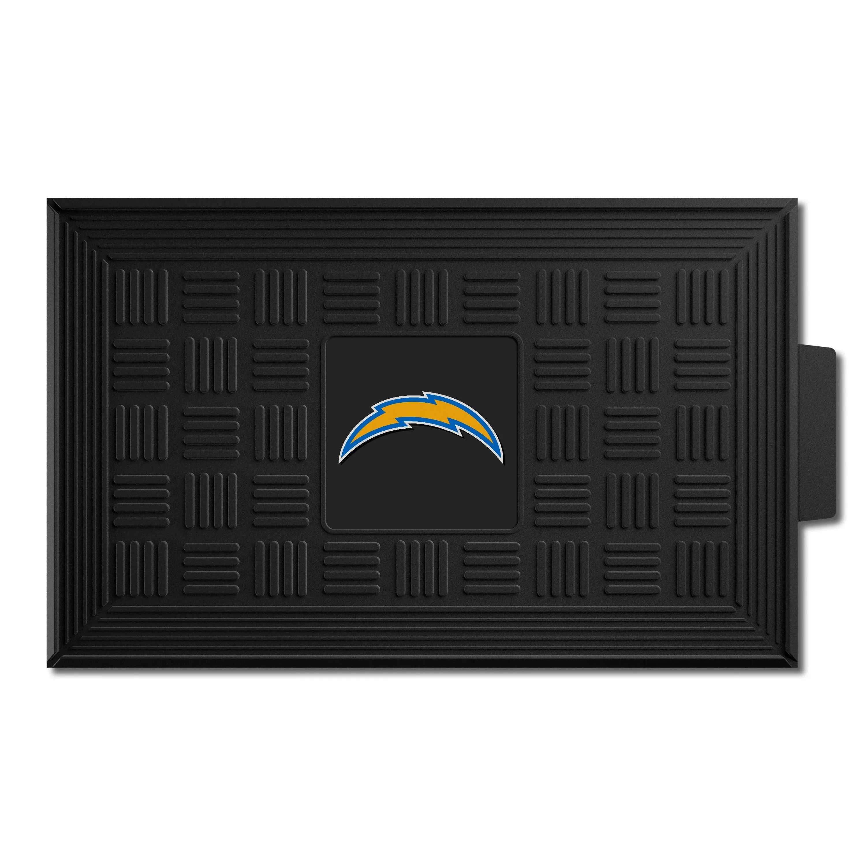 Los Angeles Chargers Heavy Duty Vinyl Medallion Door Mat - 19.5in. x 31in.