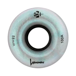 Luminous Light Up Quad Wheels Black Pearl 100A - 4 pack