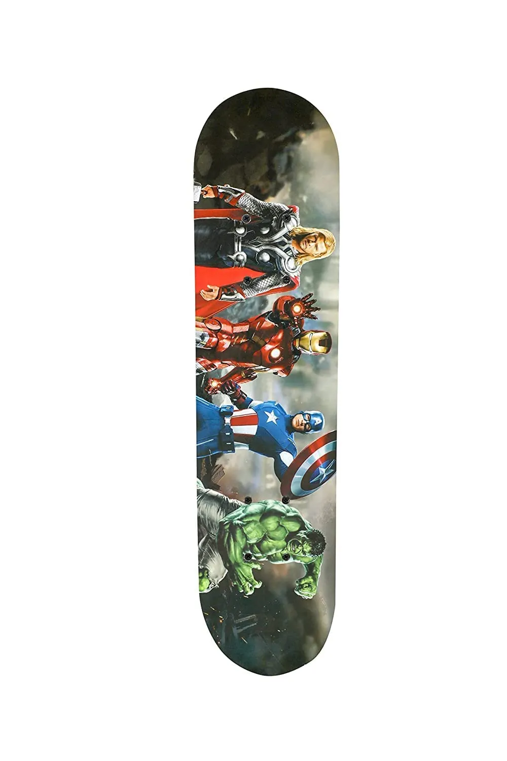 M Prabhu Wooden Skate Board for Kids Skateboard | Wood Skateboard for Kids Upto 3-12 Years | Suitable for Boys and Girls | Ideal for Beginners,Learners and Training Purpose (Avenger Print)