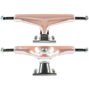 Mag Light Glossy Rose Gold/Gunmetal 5.25" Skateboard Trucks