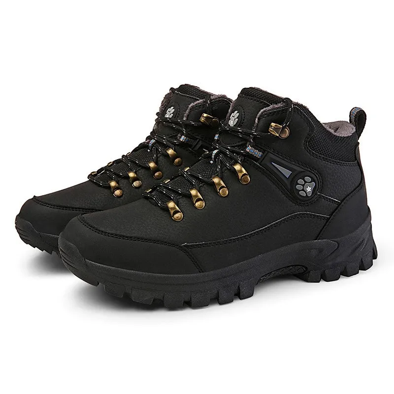 Man's outdoor winter thermal comfortable anti-skid boots