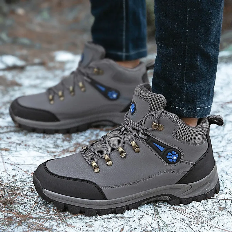 Man's outdoor winter thermal comfortable anti-skid boots