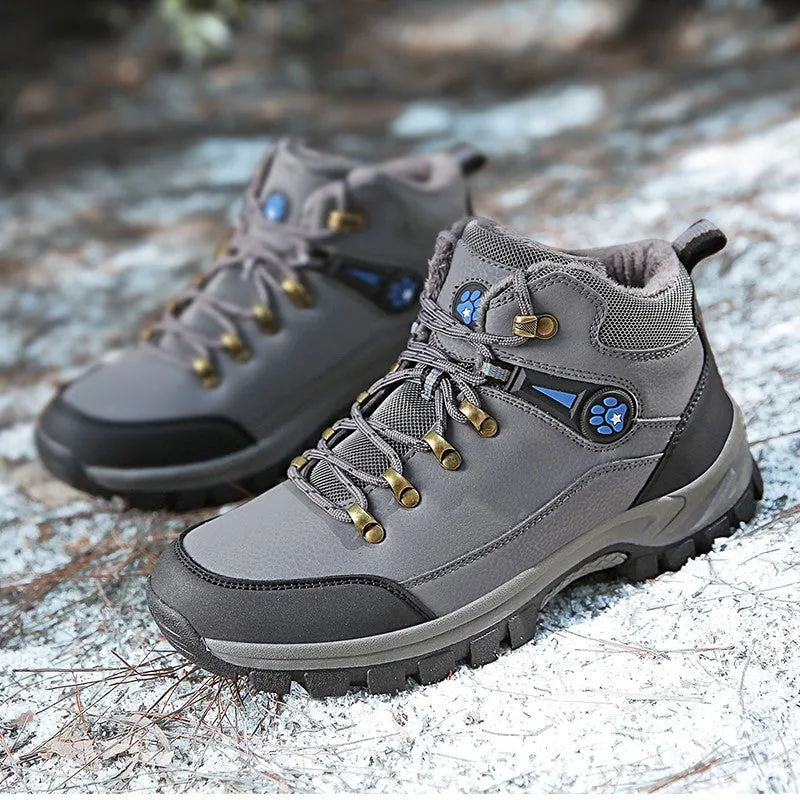 Man's outdoor winter thermal comfortable anti-skid boots