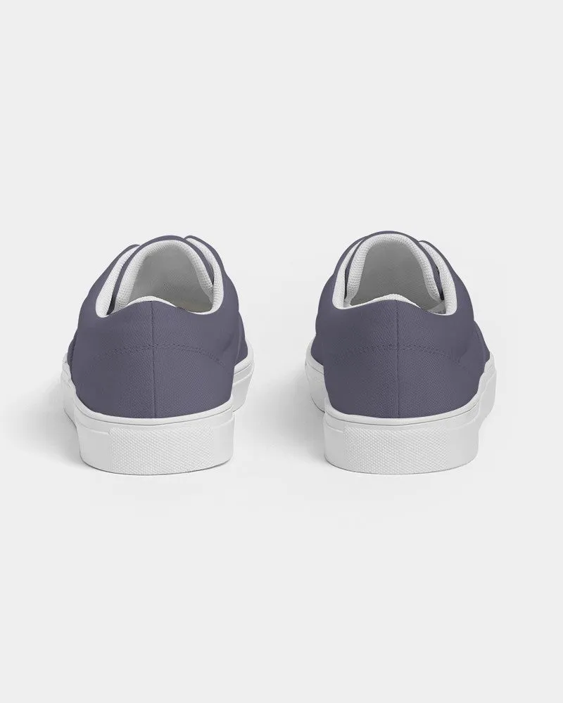 Medium Dark Blue Women's Canvas Sneakers | Women's | Medium Dark Pale Pastel Blue | C30M30Y0K60