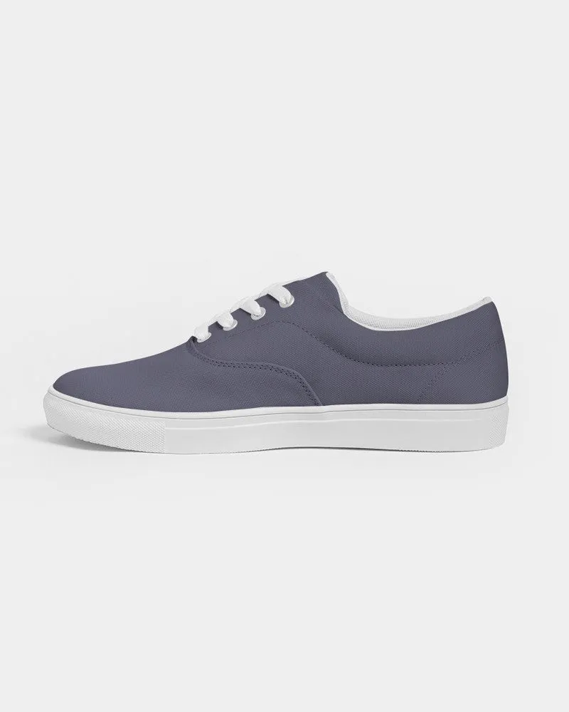 Medium Dark Blue Women's Canvas Sneakers | Women's | Medium Dark Pale Pastel Blue | C30M30Y0K60