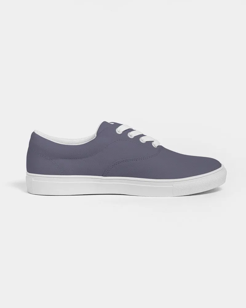 Medium Dark Blue Women's Canvas Sneakers | Women's | Medium Dark Pale Pastel Blue | C30M30Y0K60