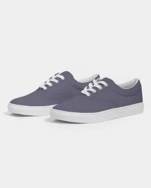 Medium Dark Blue Women's Canvas Sneakers | Women's | Medium Dark Pale Pastel Blue | C30M30Y0K60