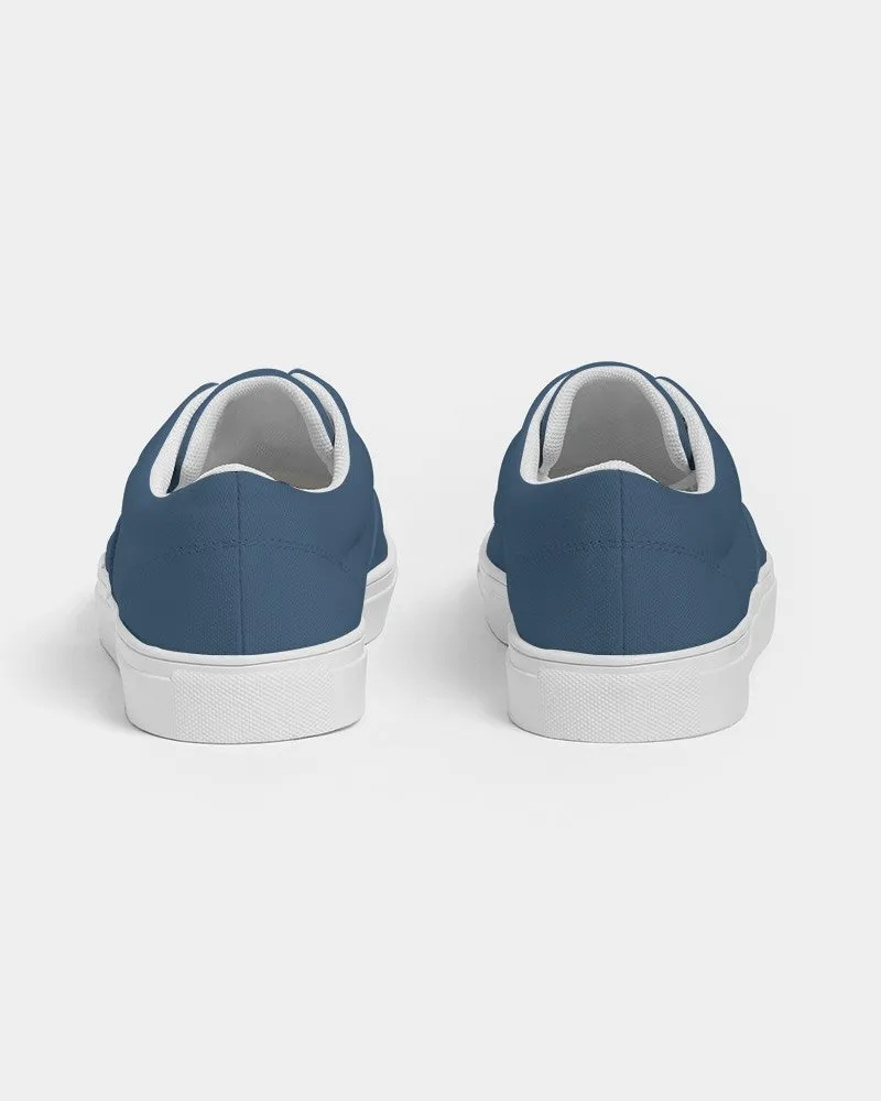 Medium Dark Blue Women's Canvas Sneakers | Women's | Medium Dark Pastel Blue | C60M30Y0K60