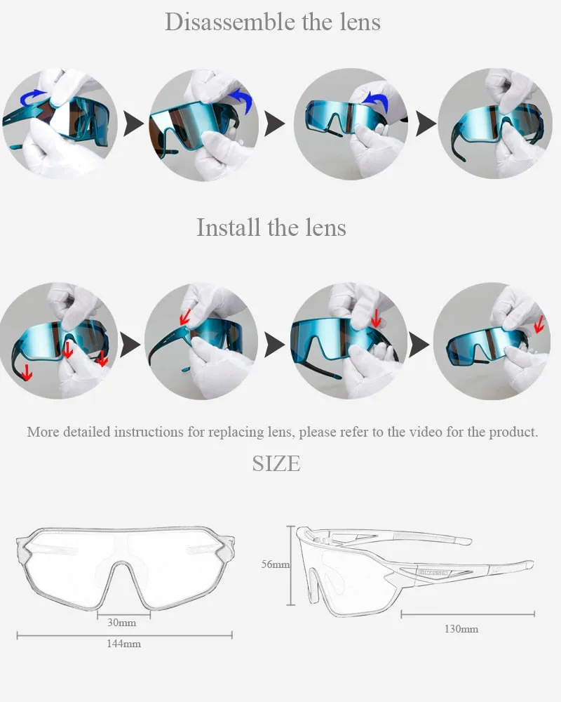 Men and Women Polarized UV400 Outdoor Sports Cycling Sunglasses