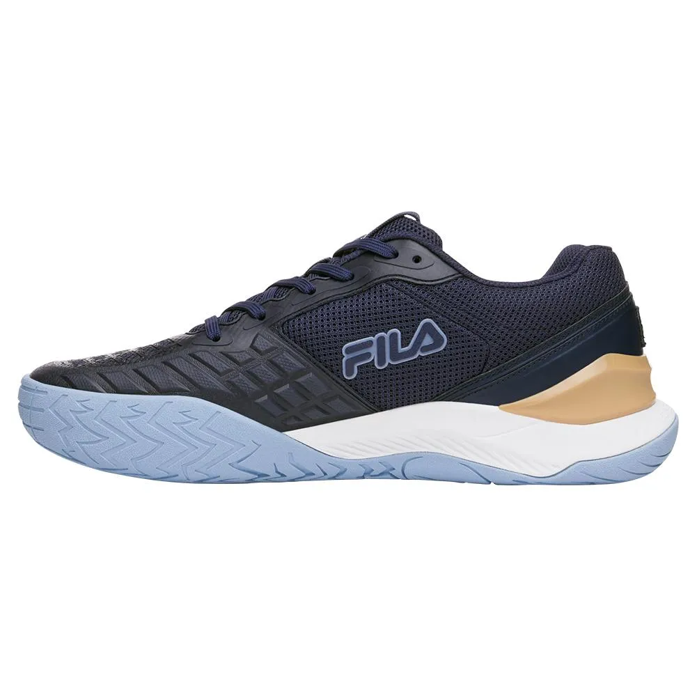 Men's Axilus 3 Tennis Shoes Navy and Powder Blue