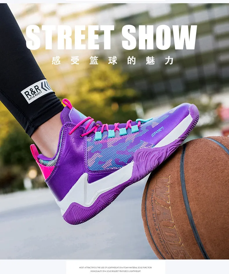 Mens Ladies Kids Street Sport Shoes Trainers Outdoor Comfortable Designer Basketball Sneakers Shoes