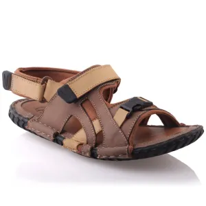 Mens Leather ‘Kahn’ Comfortable Summer Sandals