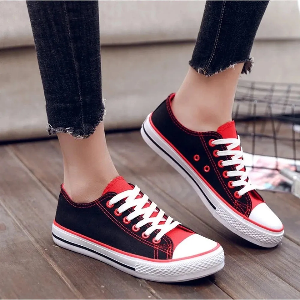 Merendy Aboora Cap toe Canvas Retro sneakers