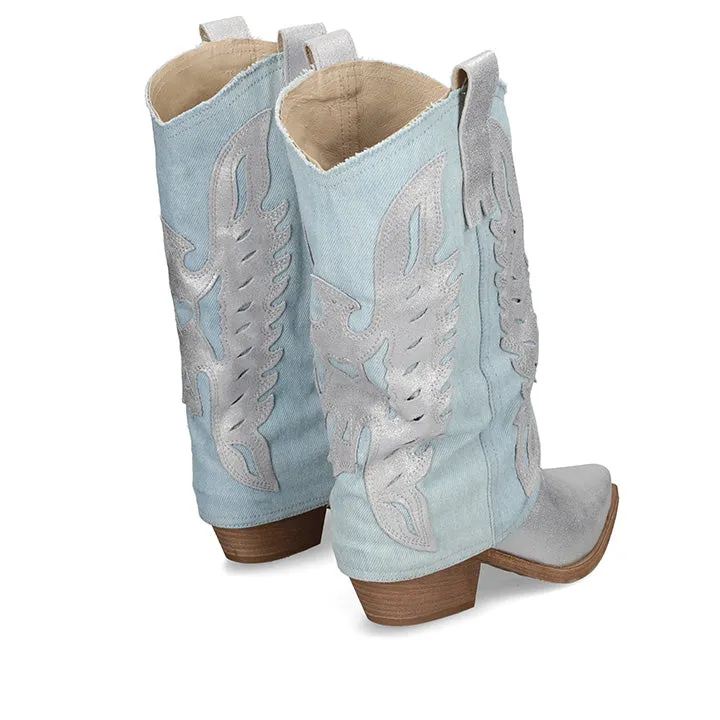 METISSE TB679 BLUE BOOTS