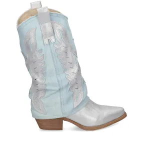 METISSE TB679 BLUE BOOTS