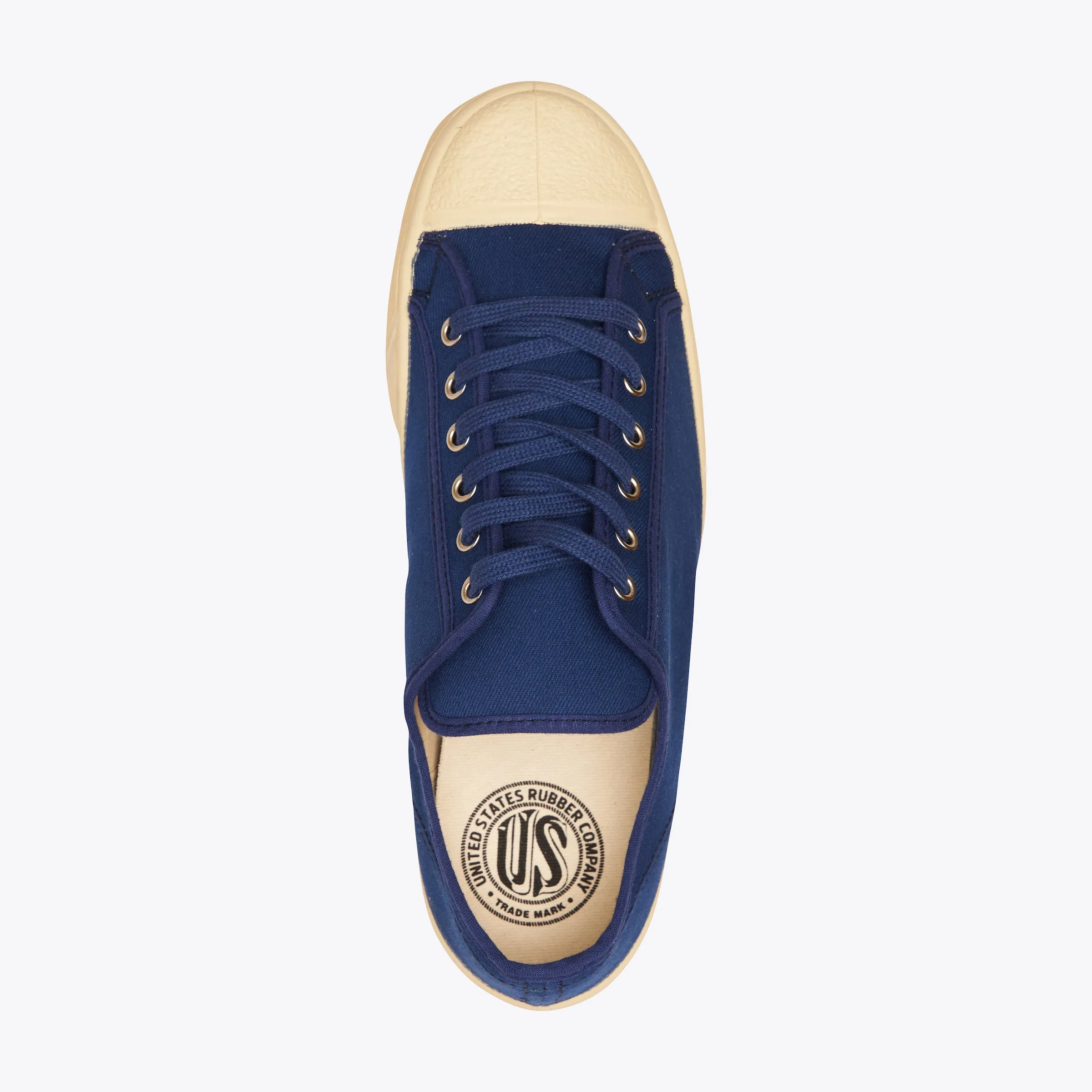 MILITARY GUM LOW TOP - NAVY