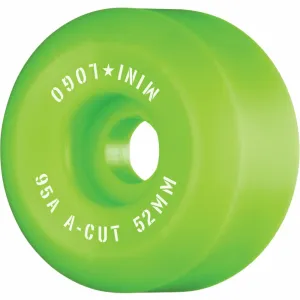 Mini Logo A-Cut Hybrid 52mm Green Skateboard Wheels | Set of 4