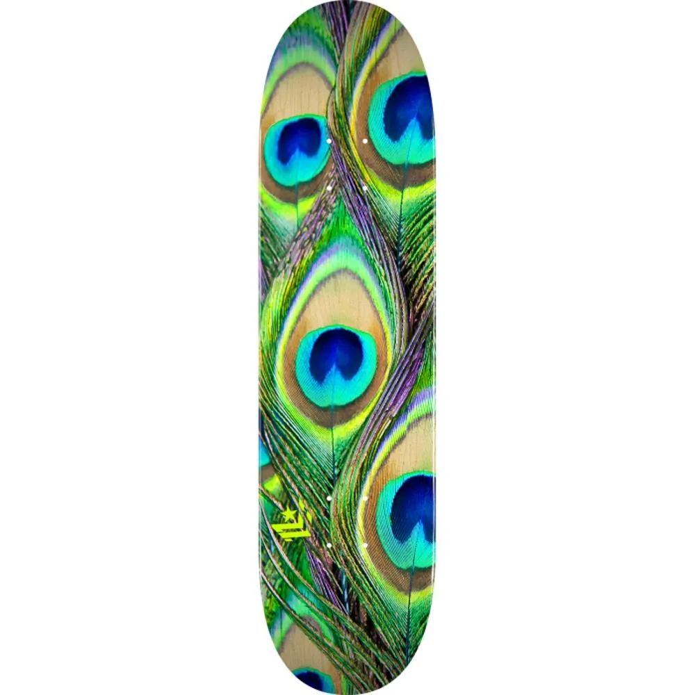 Mini Logo Peacock Feather 7.75" Skateboard Deck