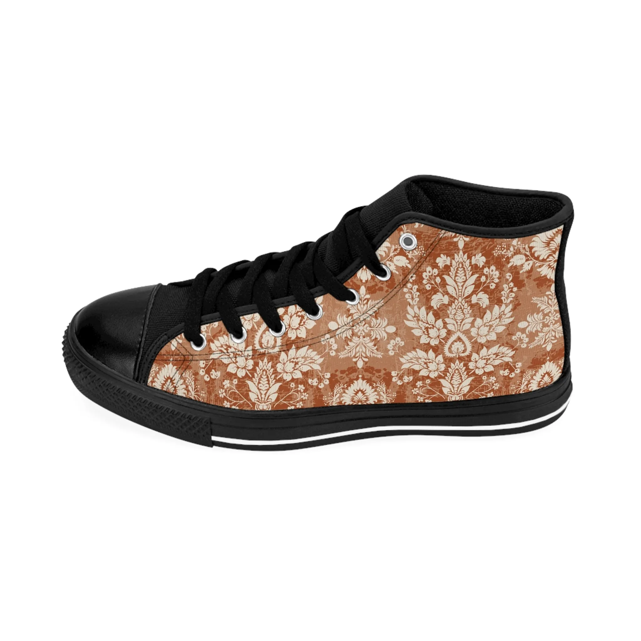 Motif Pattern Women's Classic Sneakers