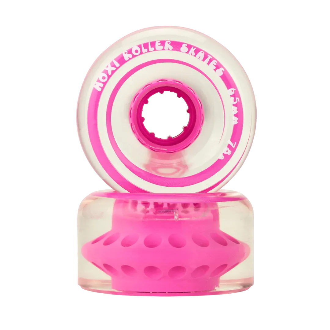 Moxi Gummy 78a 65mm Strawberry Pink (Set of 8) Roller Skate Wheels