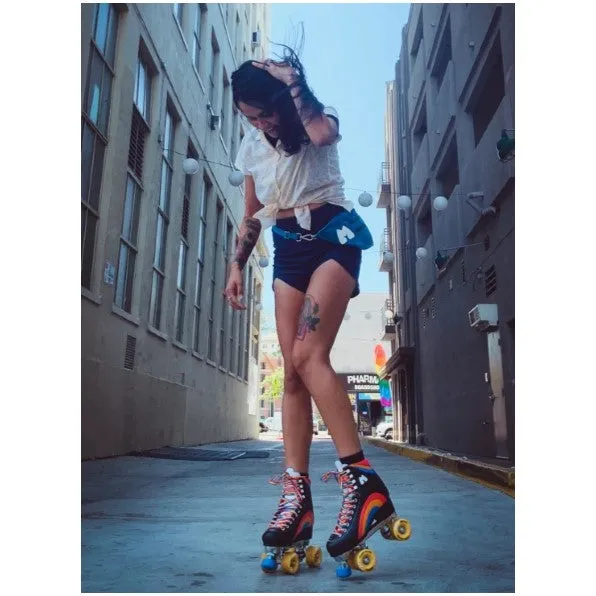 Moxi Rainbow Rider Asphalt Black Roller Skates