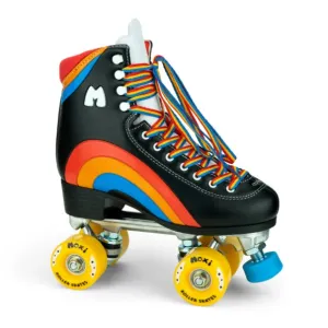 Moxi Rainbow Rider Asphalt Black Roller Skates