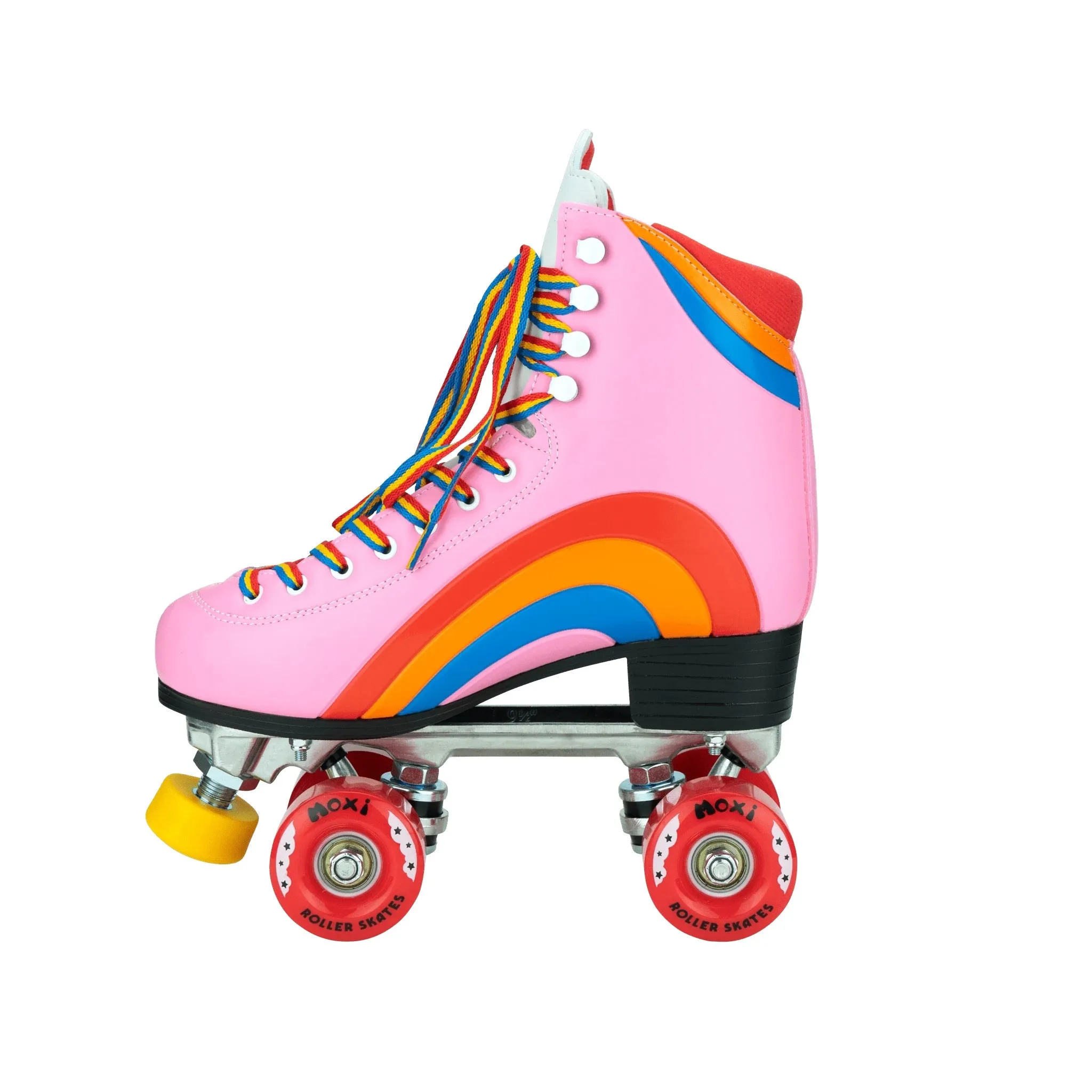 Moxi Rainbow Rider Quad Roller Skate Medium - Pink Heart