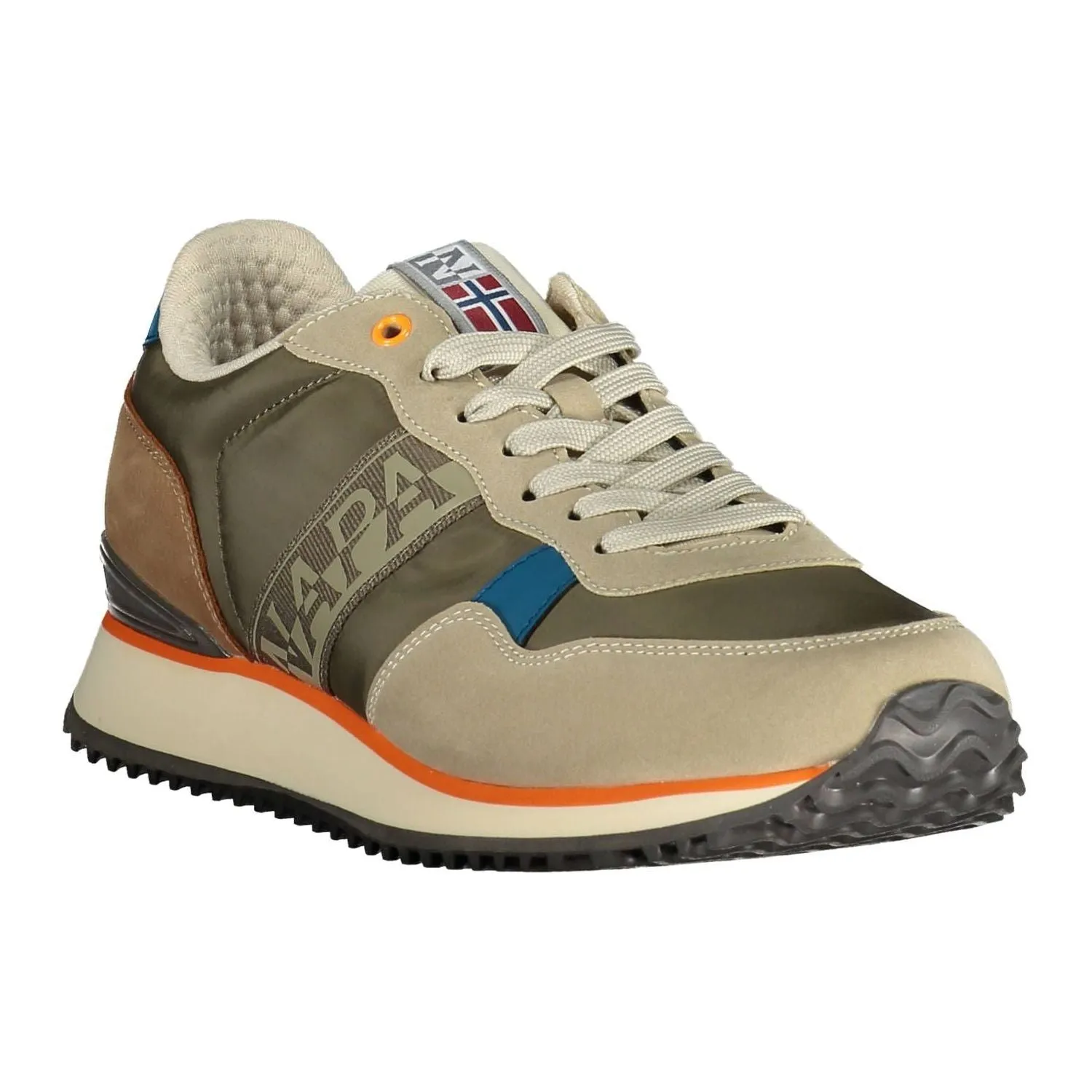 Napapijri Beige Polyester Men Sneaker