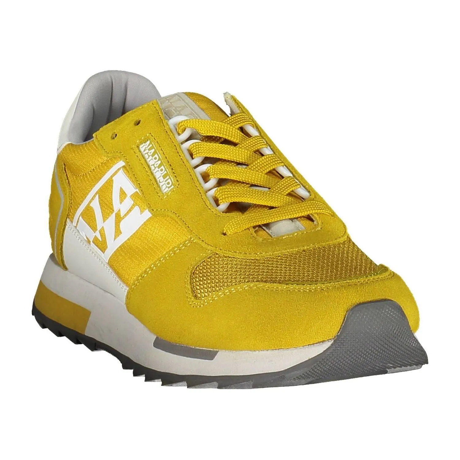 Napapijri Yellow Polyester Men Sneaker