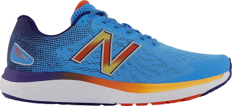 New Balance Fresh Foam 680v7 'Vibrant Sky' sneakers, blue