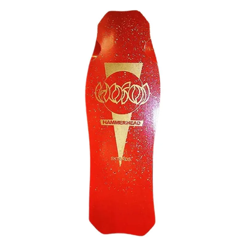 New Years 2023 Limited 24K Gold Flake- Hosoi Skateboards O.G. Hammerhead Deck