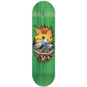 Niels Fire Bowl 8.125" Green Skateboard Deck